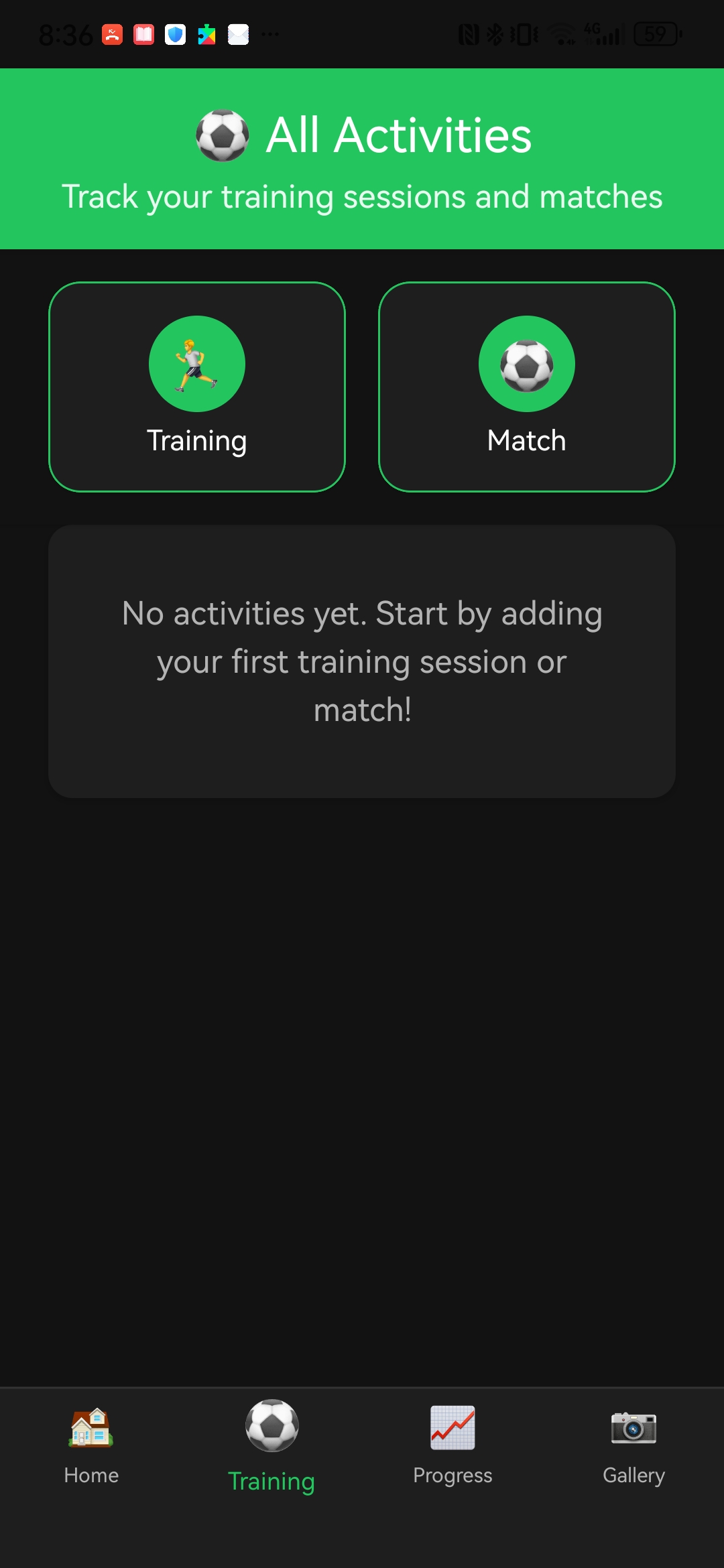 Activity logging form
